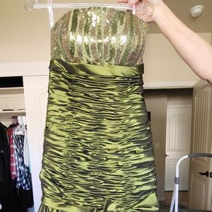 Green Mermaid Prom Dress